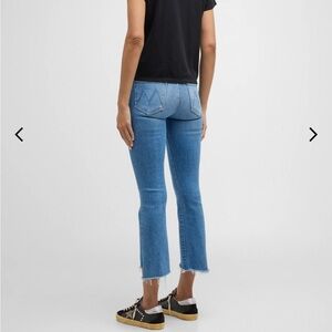 MOTHER Women’s cropped Jeans in Deep Blue